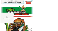 Desktop Screenshot of grito-independencia-mexico.com