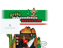 Tablet Screenshot of grito-independencia-mexico.com